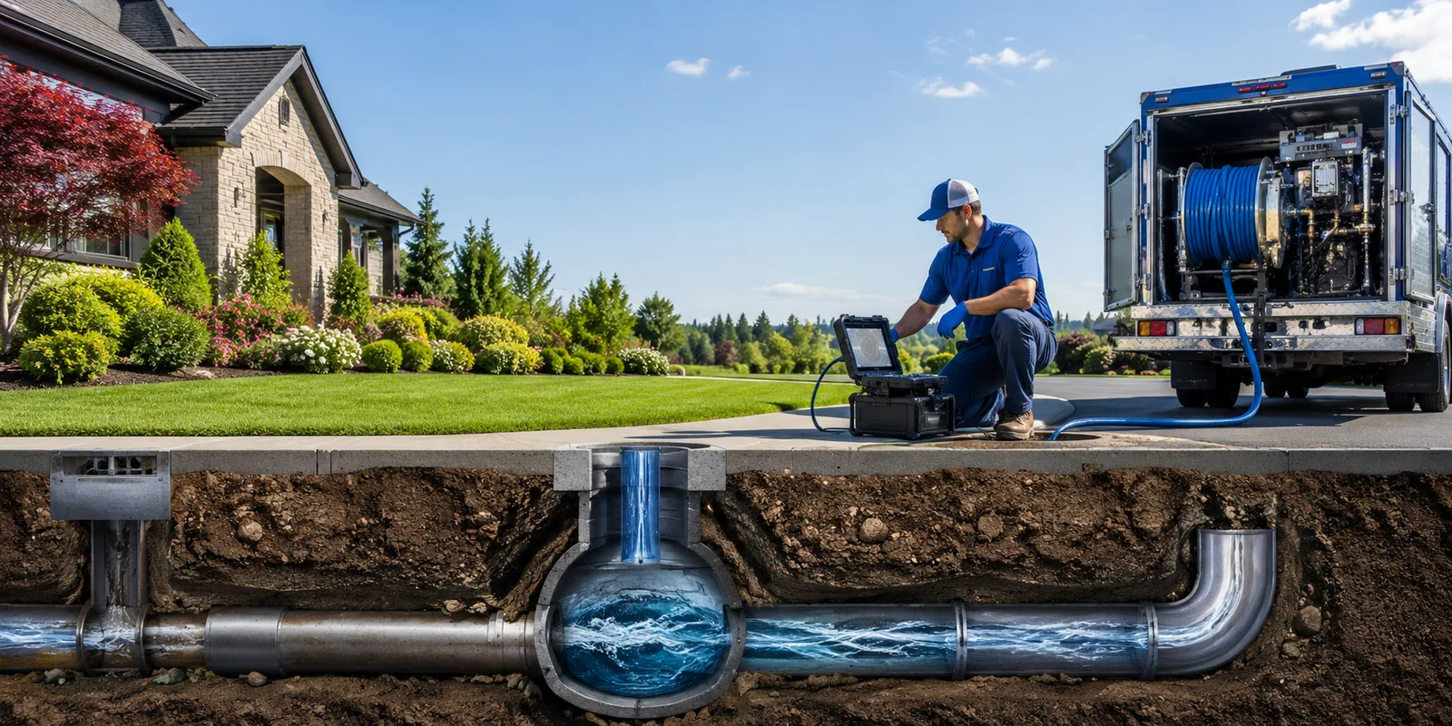 Drainage restoration information for Krebs, OK